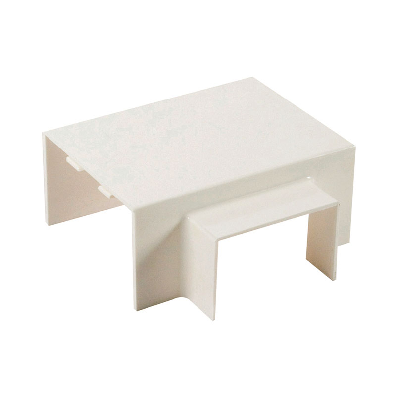 Te reductora canaleta 80x50mm a 60x40mm. Mod. WE-7576