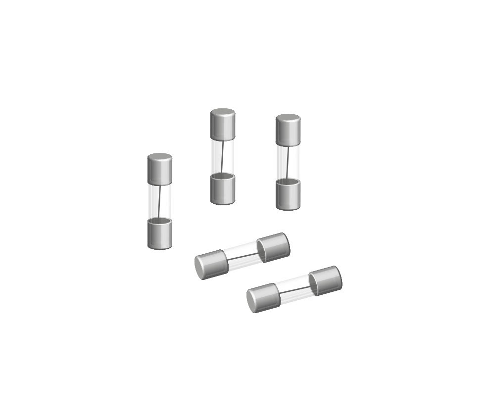[FUN013ELM] Fusible lento de cristal 5x20mm 500mA. Mod. FUN013