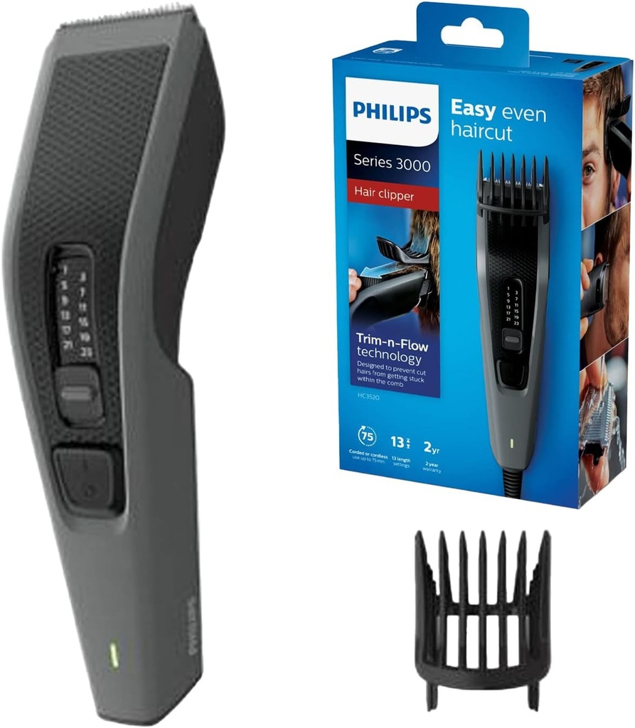 [HC352015FSK] Cortapelos recargable serie 3000 Philips. Mod. HC3520/15