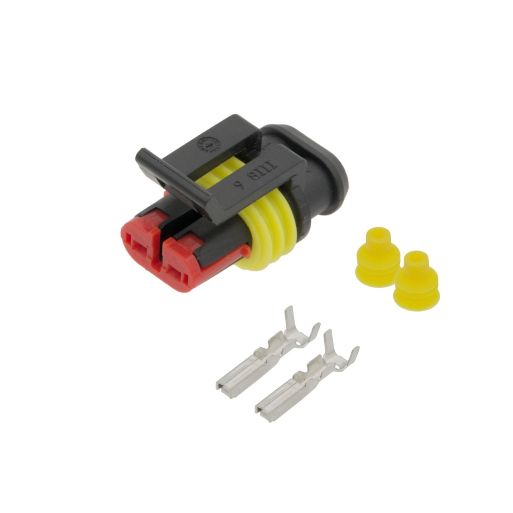 [2040310ELG] Pack conector SuperSeal Hembra 2 contactos. Mod. 2040310