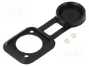 Junta de tomacorriente com tapa contra el polvo XLR RJ45. Mod. CP299802