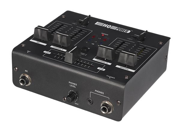 MESA DE MEZCLAS DE 2 CANALES CON 2 ENTRADAS USB HQ POWER. MOD. HQMX11006