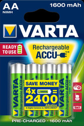 Varta BATERIA AA RECARGABLE NiMH 1600 mAh