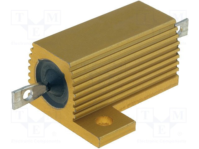 Resistor bobinado con radiador atornillado 1Ω 25W ±1%. Mod. HS25-1RF