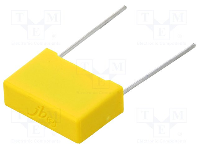 [JFZ100N310P10TME] Condensador de polipropileno X2 100nF 15mm ±10% 18x12x6mm. Mod. JFZ-100N/310-P15
