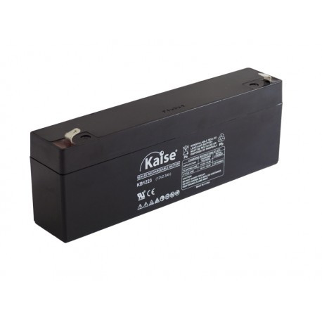 Batería plomo 12V 2,3Ah AGM KAISE. Mod. KB1223