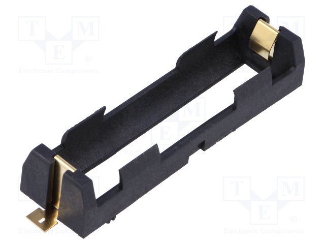 Portapila 1x18650 litio SMT. Mod. PP0021