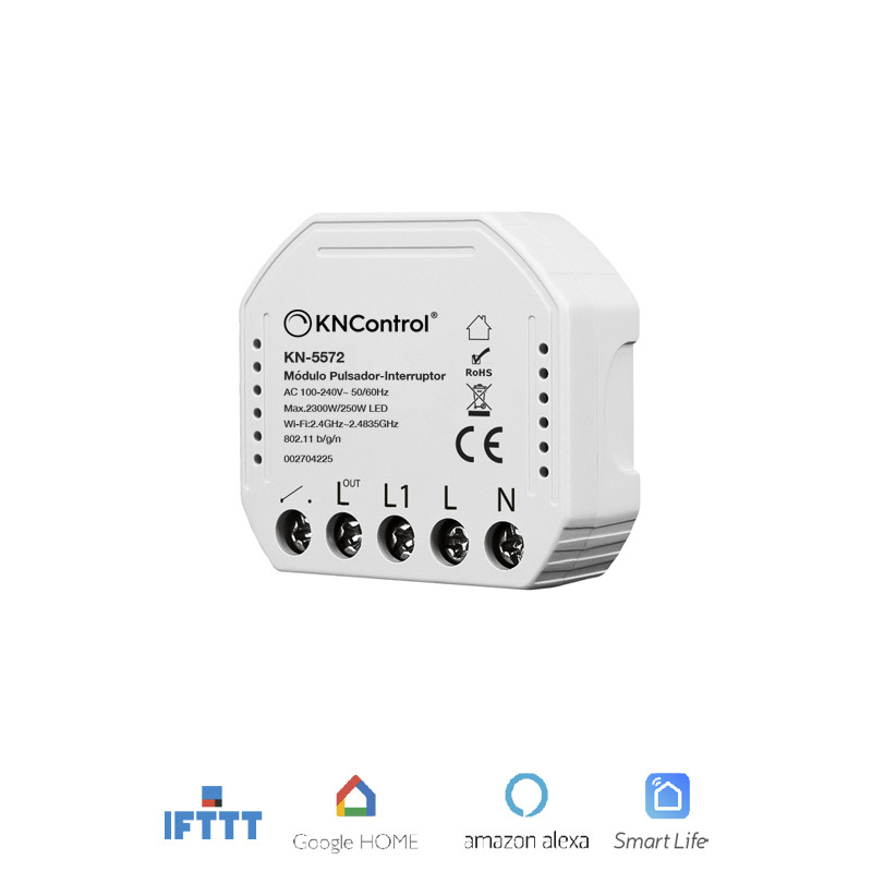 Módulo pulsador interruptor WIFI R7279. Mod. WX2000033