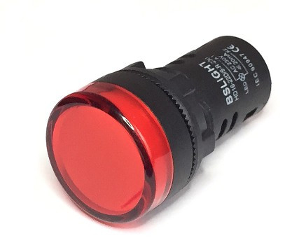 Piloto led rojo 220Vca 22MM. Mod. AD2222D220VR