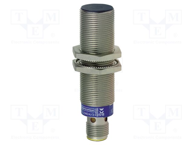 Sensor inductivo PNP/NPN NO/NC 0÷5mm 10÷36VDC M18 IP67 Telemecanique. Mod. XS1M18KP340D