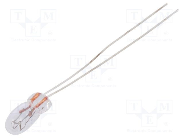 Bombilla miniatura 12VCC 50mA Ampolla T1 Ø:3mm L:7mm. Mod. LAMP-3X7-12V