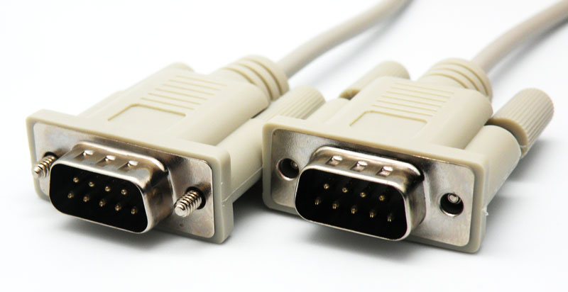 Conexión SUB-D 9 pines macho-macho Null Modem 3M. Mod. 2878