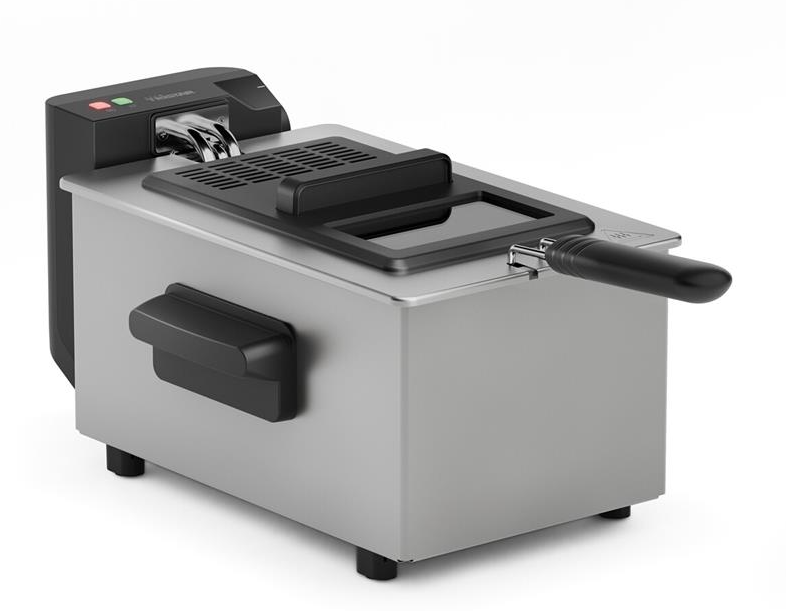 [FR9338] Freidora aceite acero inox 3 litros Tristar. Mod. FR-9338