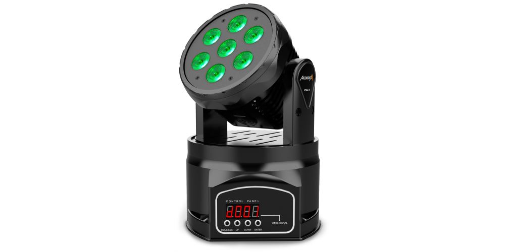 [10107900] Cabeza Móvil Disco Wash 70W LED 4 en 1 RGBW Audibax. Mod. Iowa 70