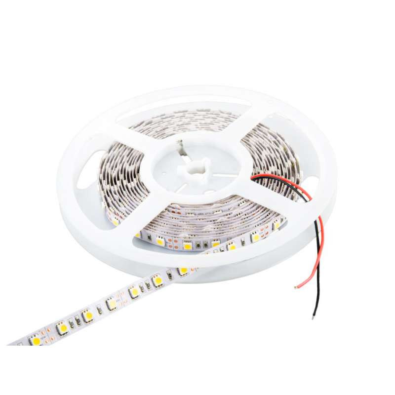 Tira de LED 12V 5 metros SMD 5050 60 led/m blanco IP20. Mod. 2126