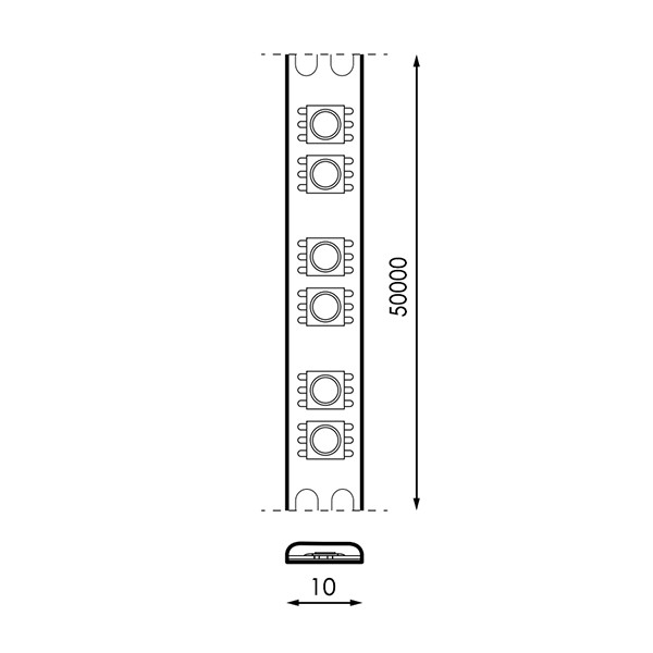 [LM2225] Tira de LED 24V DC SMD2835 Ziddna IP65 120 Led/m – 5 Metros. Mod. LM2223