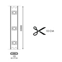 Tira de Led 220Vac Smd2835 Bergamo 17W/m Ip65 6000k. Mod. LM2331