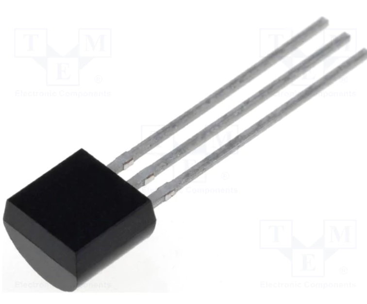 Sensor de temperatura 0÷100°C TO92 THT. Mod. LM35DZ