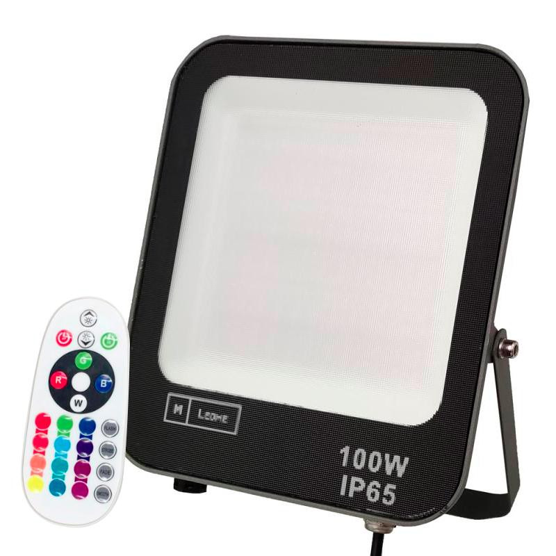 Foco proyector LED 100W RGB Napoli IP65. Mod. LM6513