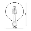 Bombilla LED E27 6W ámbar 2300K. Mod. LM8561