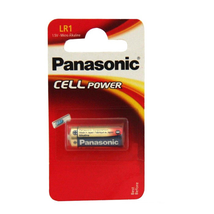 [LR1LBE] Pila 1.5V alcalina Panasonic. Mod. LR1