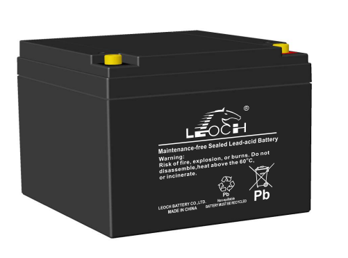Batería 12V 28Ah Long life VRLA M5 Leoch. Mod. LPL12-28HENEL