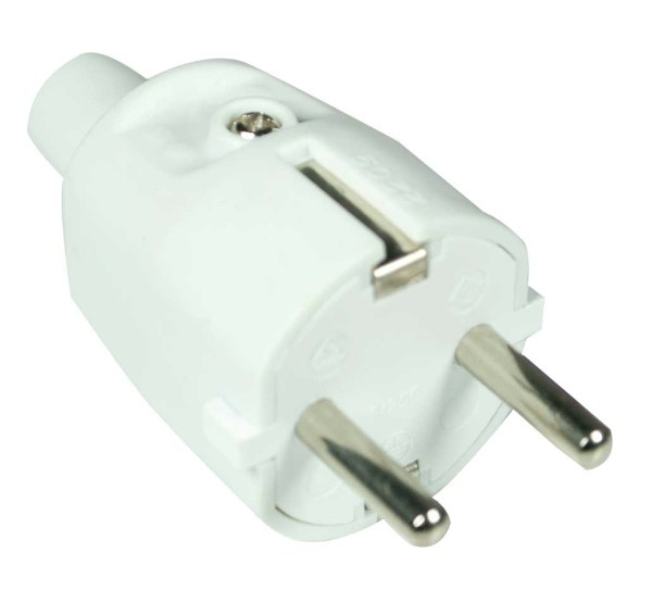 [LU4010EDA] CLAVIJA GOMA BLANCA 16 A R42001 MG6. Mod. LU-4010