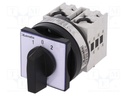 Interruptor de levas 3 polos 20A 1-0-2 3 posiciones. Mod. GX2026U