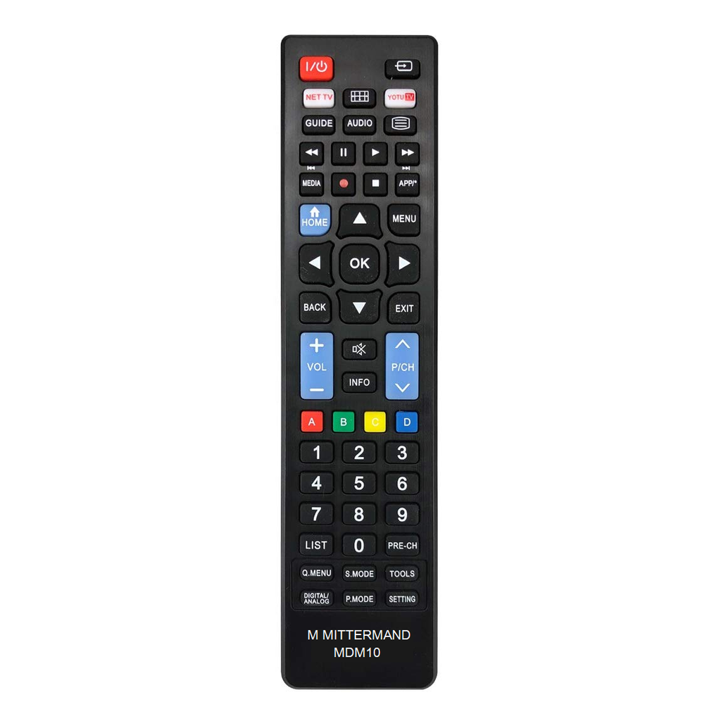 [MDM50SUR] Mando a distancia compatible Samsung, LG, Sony Panasonic y Philips. Mod. MDM50