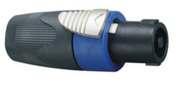 Conector macho Speakon 4 contactos XLN. Mod. MCA090