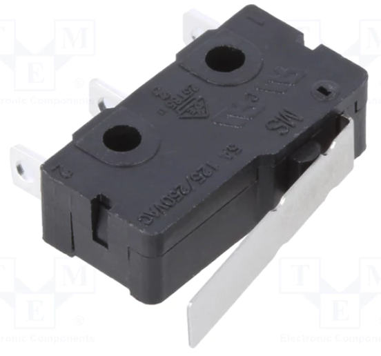 [MS0850502F020S1ATME] Microconmutador con palanca SPDT 5A 250VAC. Mod. MS0850502F020S1A
