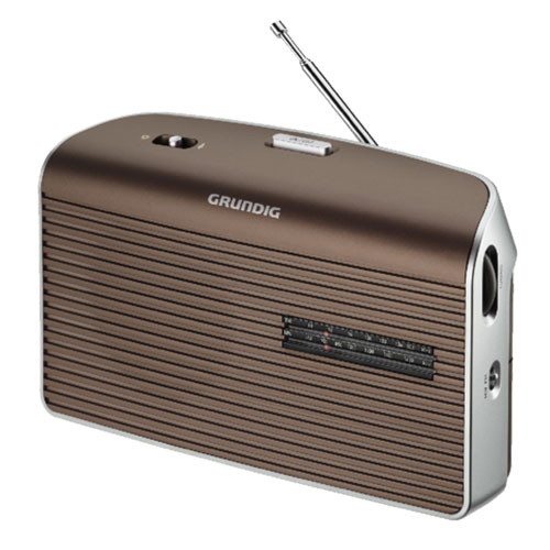 Grundig Music 60 - Radio (Personal, Analógico, AM, FM) Marrón