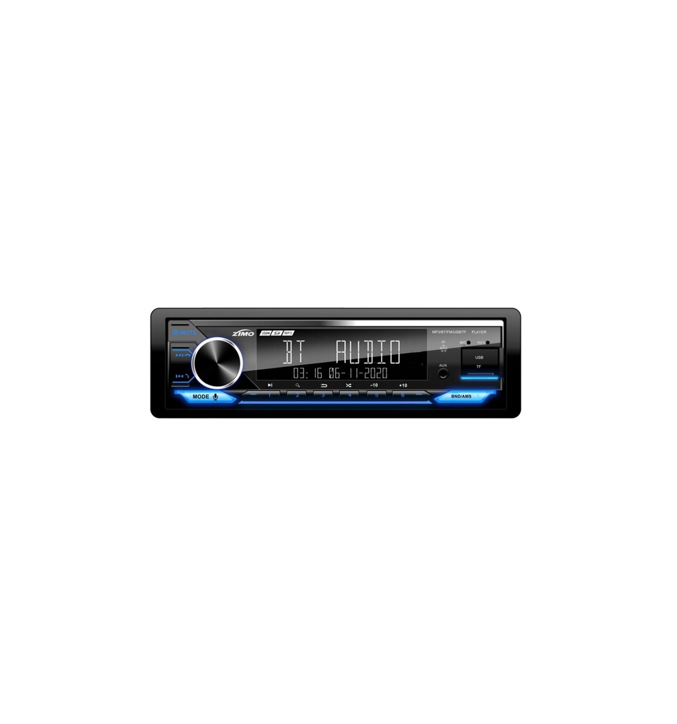 Autoradio FM USB Bluetooth Nithson 4x60W ZIMO. Mod. NIT-BT