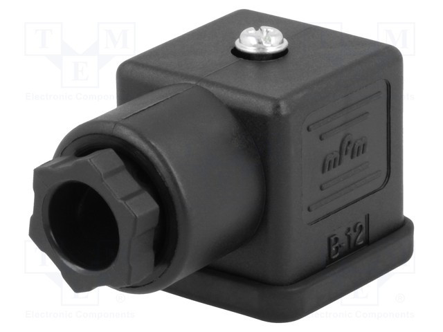[MX1210230238TME] Conector electroválvula tipo A 18mm 3 pin Molex. Mod. 121023-0238