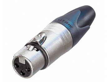 Conector hembra XLR canon Neutrik. Mod. NC3FXX