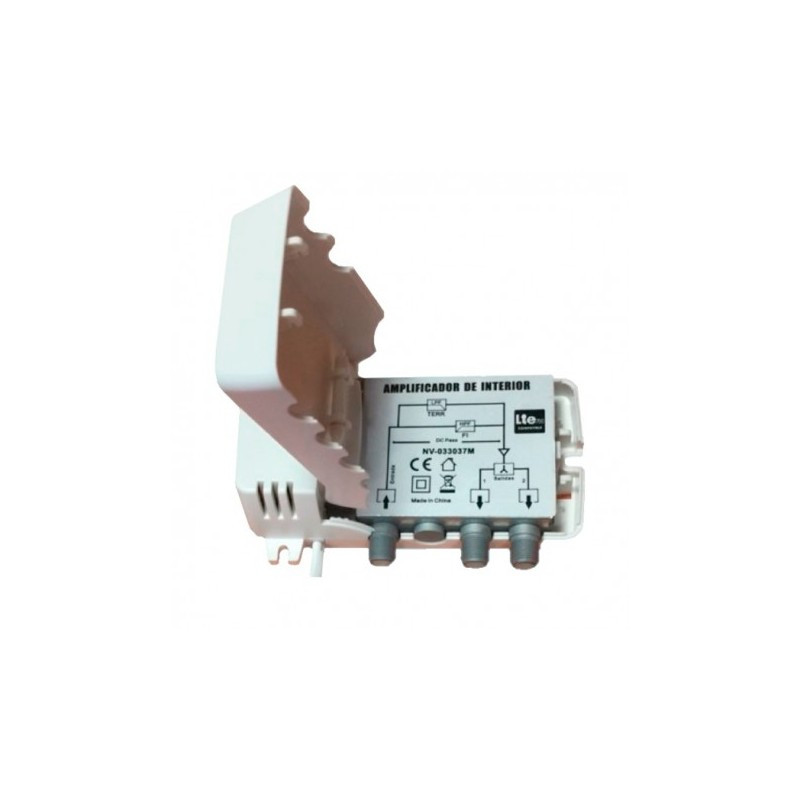 Amplificador señal mezclada TV SAT RF/FI 18/16dB. Mod. NV033037