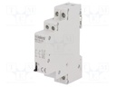 Relé biestable modular 230VAC 2xNA 16A Iskra. Mod. 30.070.278