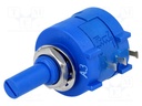 Potenciómetro multivuelta 1K 2W 6.35mm. Mod. POT2218P-1K
