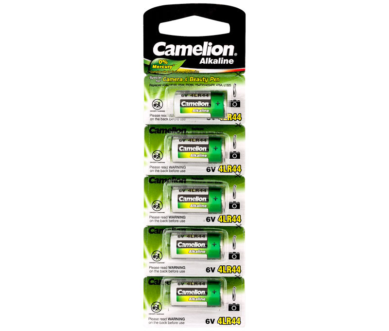 [PAL182ELM] Pila Alcalina 6V 4LR44 mercurio 0%. Mod. PAL022