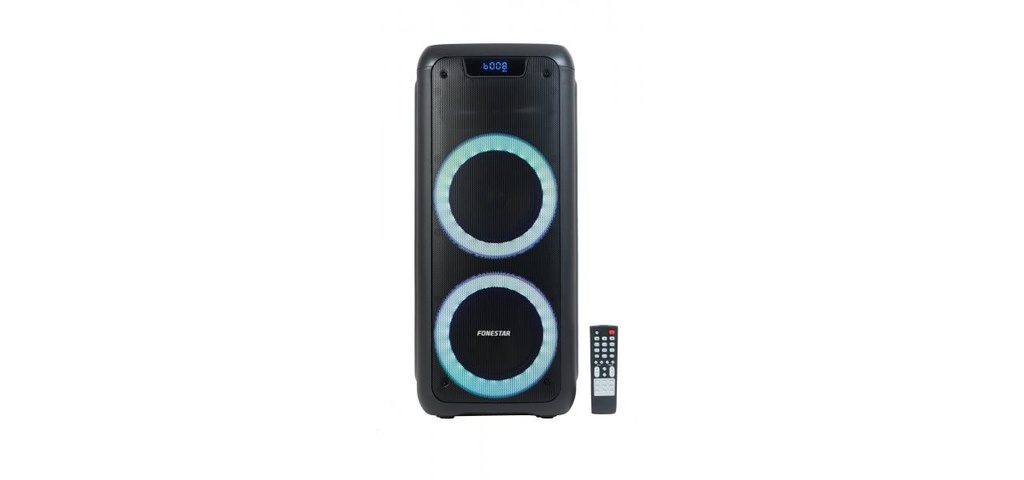 [PARTYDUOFON] Altavoz portátil inalámbrico 100W 2x6" Fonestar. Mod. PARTY-DUO