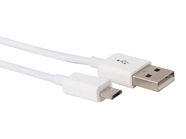 [USBABMIC020WH] Conexión USB A a micro USB 2 metros blanco. Mod. PCMP62WN2