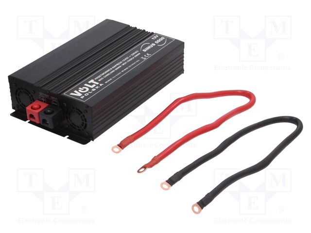 [SINUS500012VTME] Inversor corriente 12V a 230W 2500W onda pura. Mod. SINUS500012V