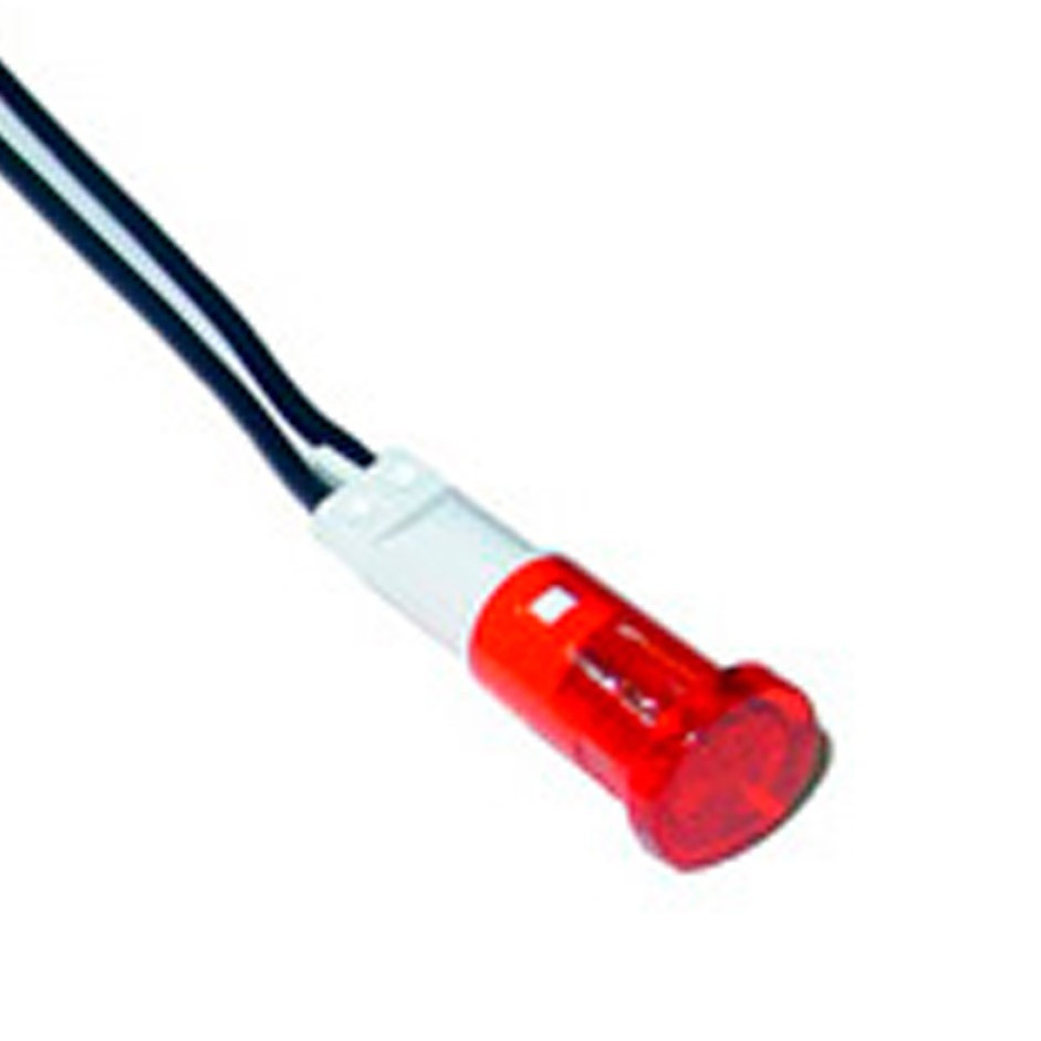 Piloto neon rojo 12V. Mod. PI-108R-12V