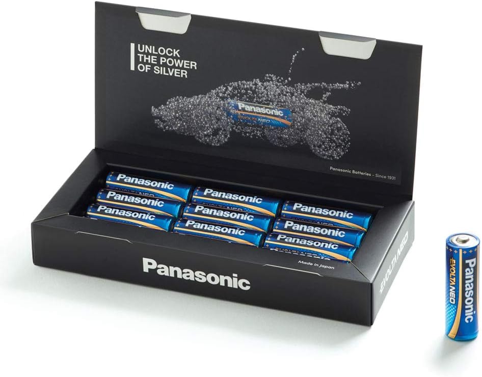 [LR6NG12EB] Pack 12 pilas LR6 alto rendimiento Panasonic Evolta Neo. Mod. LR6NG/12EB