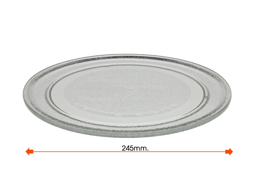 Plato microondas Ø 245 mm. Mod. PLAT0245