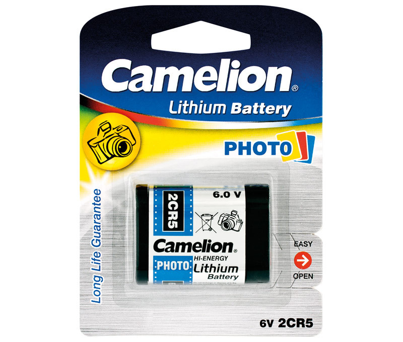 [PLI264ELM] Pila Litio 6V 1400mAh photo. Mod. 2CR5M