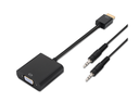 Conversor de HDMI macho a VGA hembra + Audio Aisens. Mod. A122-0126