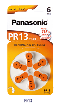 [PLI150] Baterías para audífonos PANASONIC PR13 (PR48)