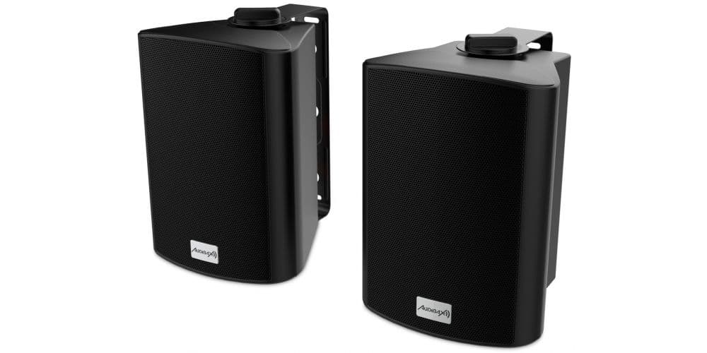 Pareja de altavoces activos negros 40W+40W Audibax. Mod. PR-62 A