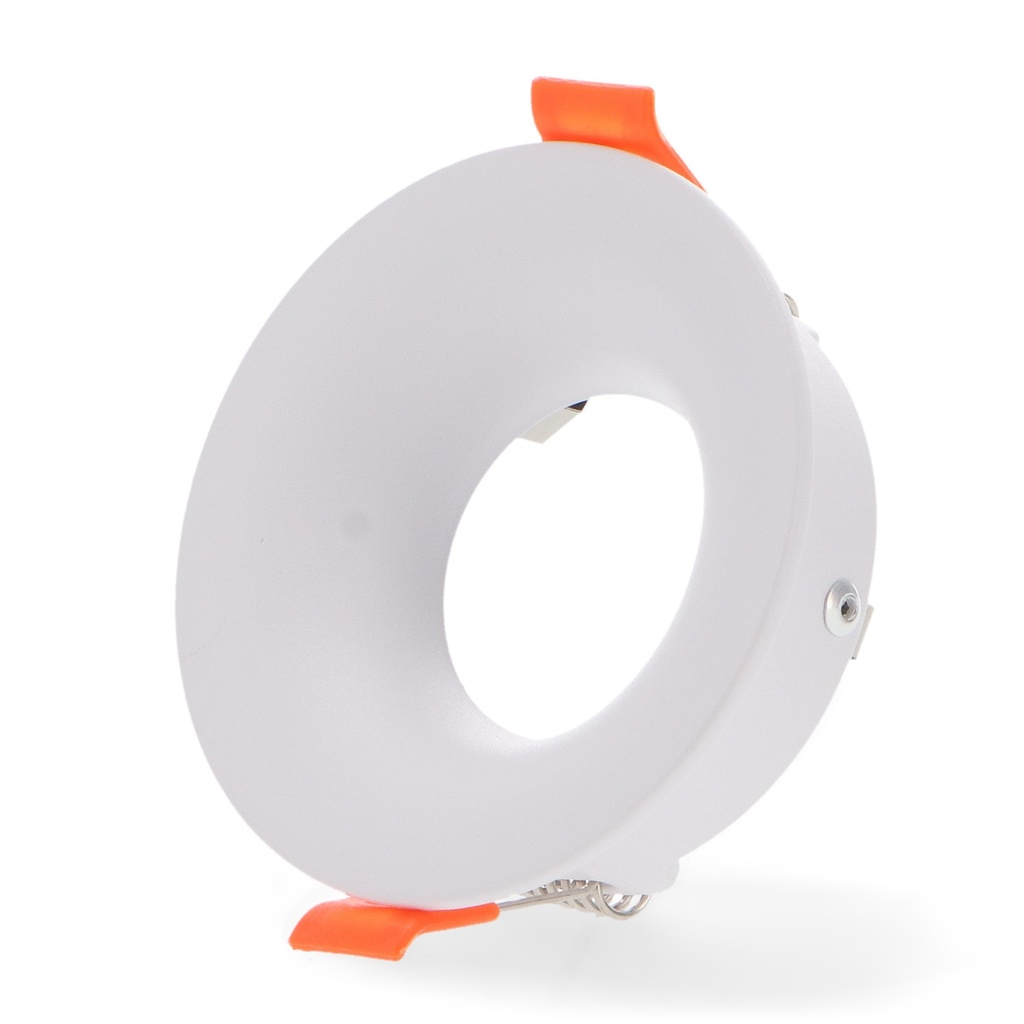 [LM4338] Aro Fijo Redondo Blanco Serie Infinity Para Gu10/MR16. Mod. LM4338